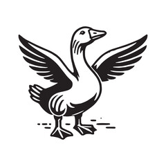 Gender Goose Vector Design