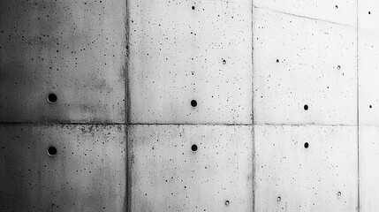 Concrete wall texture, grid pattern, exterior, shadows, architectural background