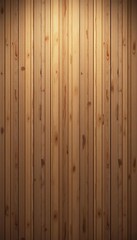 Fototapeta premium Generative AI creates a calming wood panel wall with warm lighting effect