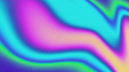 Psychedelic Abstract Grainy Gradient Background