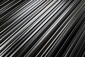 Abstract Diagonal Lines: A Monochromatic Masterpiece of Parallelism and Texture