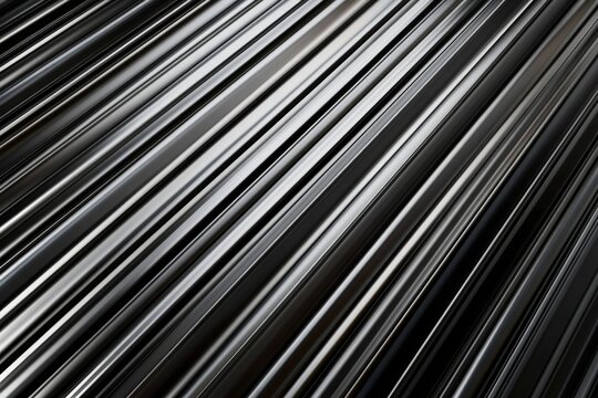 Abstract Diagonal Lines: A Monochromatic Masterpiece of Parallelism and Texture