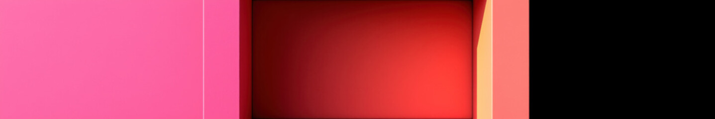 Abstract gradient background with vibrant red, pink, and black tones