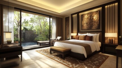 Luxury Suite with Private Pool and Tropical Garden View