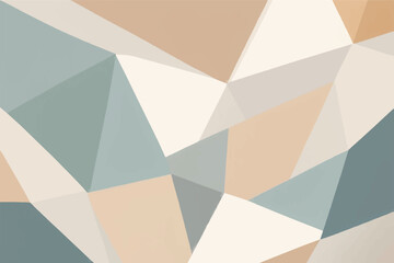 Vector illustration of a complex polygonal surface. Creative background in a low poly style. Crumpled colorful backdrop consisting of triangles of different sizes and colors. Geometrical wallpaper.