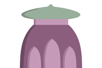 Stylized Illustration of a Mosque