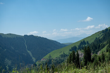 Obraz premium Duku Highway in Xinjiang Uyghur Autonomous Region, China 