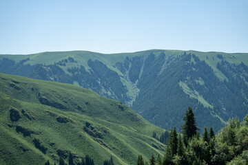 Fototapeta premium Duku Highway in Xinjiang Uyghur Autonomous Region, China 