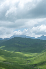 Fototapeta premium Duku Highway in Xinjiang Uyghur Autonomous Region, China 
