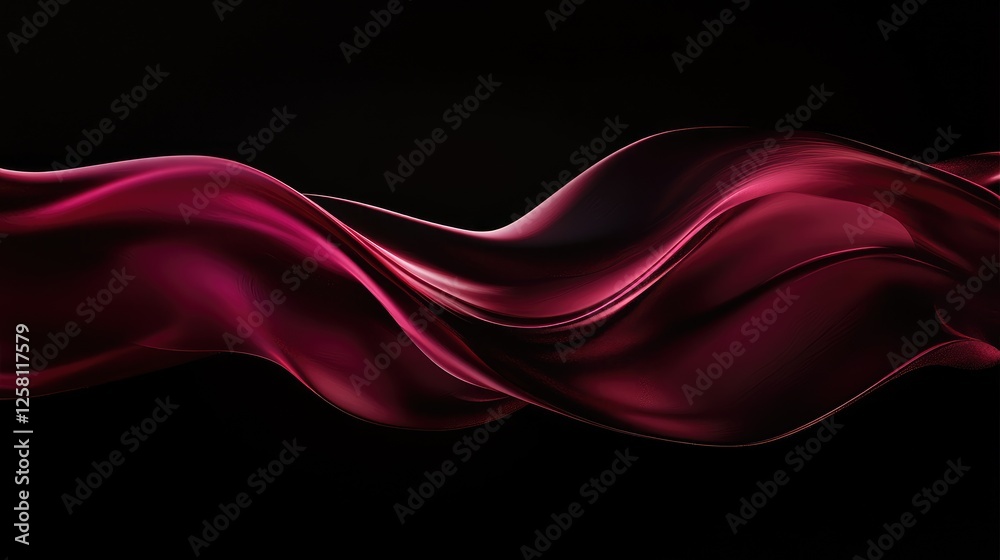 Poster red wine flowing gracefully in mid-motion, capturing the elegance and indulgence of a rich beverage 