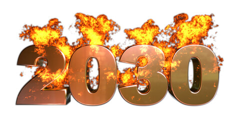 炎をまとった西暦2023年。