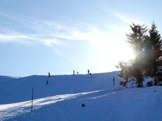 Grießenkareckabfahrt in Richtung Flachau