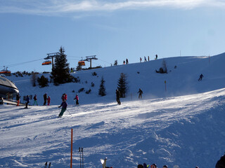 Grießenkareckabfahrt in Richtung Flachau