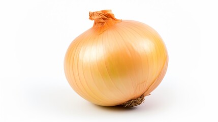 Isolated Onion on a White Background