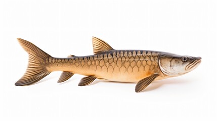 Obraz premium Sturgeon Fish Isolated on White Background