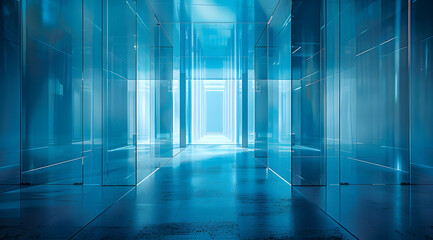 Blue abstract business space background