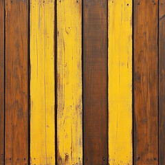 A yellow and brown wooden background with a yellow stripe