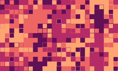 Balance wallpaper sparse cube. Simple art minimalist connection. Vector contemporary form print.