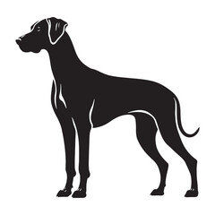 Versatile Rhodesian Ridgeback silhouette suitable for graphic designers - Rhodesian Ridgeback illustration - minimal Rhodesian Ridgeback vector - dog silhouette
