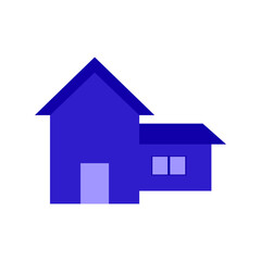 blue house icon