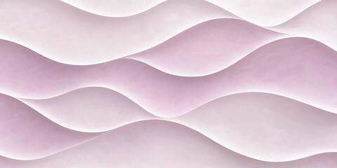 Delicate Pastel Lilac 3D wave Texture Pattern Background Monochromatic Elegant Minimalist Design