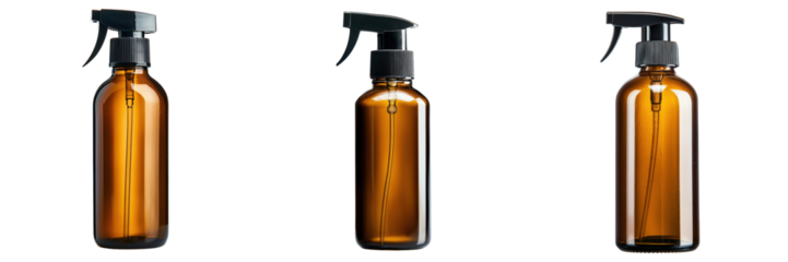 Barber’s water spray bottle isolated on a transparent background