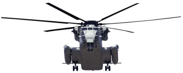 military helicopter isolated	