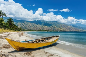 East Timor Exotic Coastline: Tropical Paradise Beach in Dili, Asia