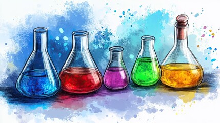 Science and Technology Clipart - Clipart combining science and technology themes, including innovation, devices, and scientific symbols, perfect for educational and tech content.