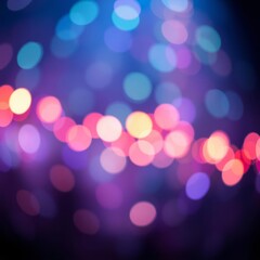 Obraz premium Colorful glowing lights abstract background with a festive and magical design Bokeh light lights background bokeh abstract light bright effect shiny