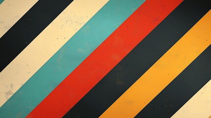 Colorful diagonal stripes on a textured background, creating a vibrant abstract design