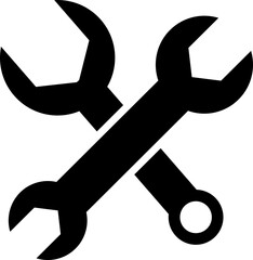 spanner wrench construction building industry icon.svg