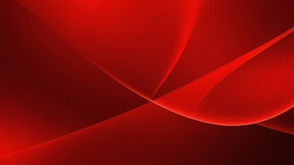 A vibrant red abstract background with flowing curves, evoking energy and sophistication