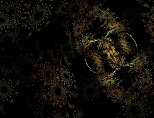 Imaginatory fractal abstract background Image