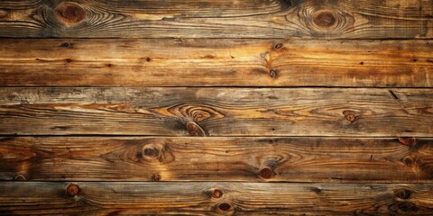 Obraz premium Textured Wooden Planks with Knots and Grain Patterns, Offering a Rustic and Natural Aesthetic