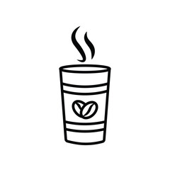 coffee cup, icon, flat, sticker label minimalist design for digital and print projects
 Graphic Design Icons Making a Huge Impact on Visual Aesthetics