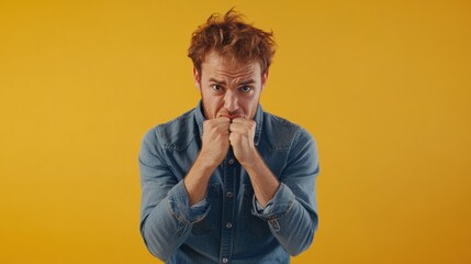 angry man frustrated tense problem stressed anxious worried