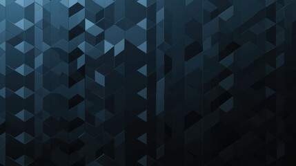 Geometric Tessellation on Blue Background for Design, Banner Template, Minimalist Abstract Wallpaper with Copy Space, Simple Geometric Modern Wallpaper for Text Placement and Creative Use