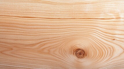 Close-up view of light beige wood grain with knot.  Possible use in interior design catalog