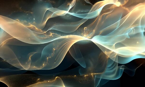Abstract swirling lights, energy flow, dark background, cosmic design, website header