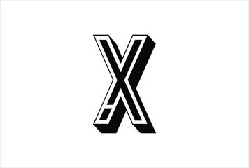 Elegant Letter X logo Vector Template Initial Letter X Logo Design. Creative And Modern X logo