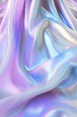 Obraz premium Wallpaper background, a close up of a colorful satin fabric