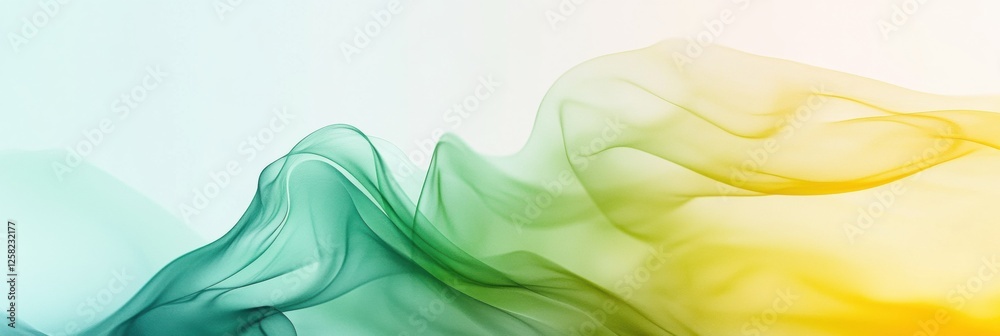 Leinwandbilder upward flowing lines that evoke the essence of growing plants in a serene and minimalistic environme