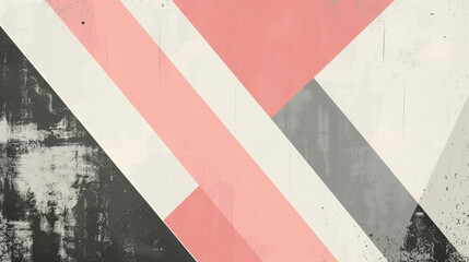 Minimalist Background with Bold Angular Shapes in a Limited Color Palette of White, Gray, and One Accent Hue, Exuding Structure and Simplicity for Design Projects