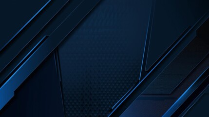 Obraz premium Geometric Abstraction on Blue Background for Design, Banner Template, Minimalist Abstract Wallpaper with Copy Space, Simple Geometric Modern Wallpaper for Text Placement and Creative Use