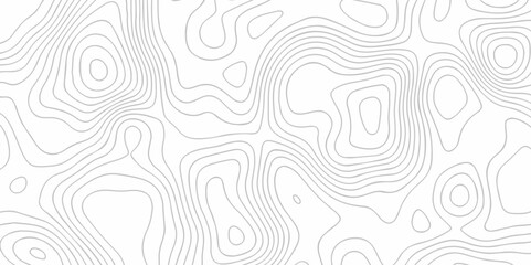 The pattern vector topography map creative discovery design. White wave spiral grid stripe line map topography. vector geographic contour mounted map discovery location background.	