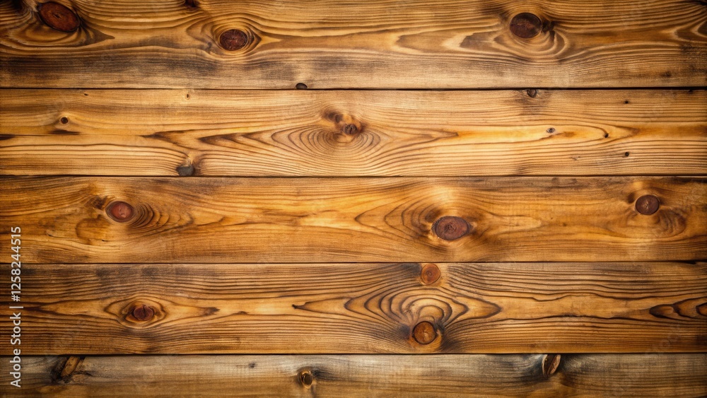 Poster rustic wooden plank background with knots and grain patterns
