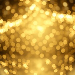 Fototapeta premium White gold bokeh patterned background illustration Bokeh light lights background bokeh abstract light bright effect shiny