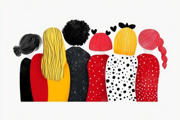 A minimalist icon of a group of people gathered in celebration, symbolizing a school reunion