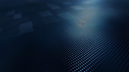 Obraz premium Blue background with grid lines for design, banner template. White space in the center of the page for text. Simple abstract wallpaper with copy space.